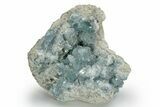 Sparkly Celestine (Celestite) Geode Section- Madagascar #223698-1